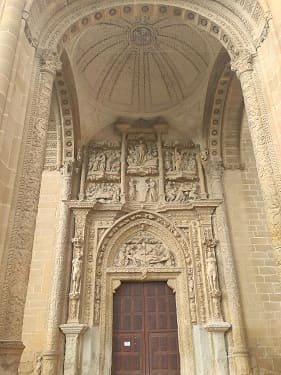 portada monasterio, casalarreina