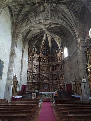 iglesia de santa maria la mayor, interior, san vicente de sonsierra