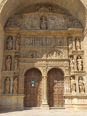 iglesia de santo tomas, portada, haro