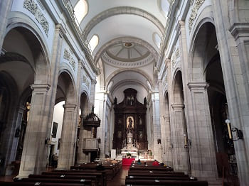 iglesia de san francisco, interior, santander