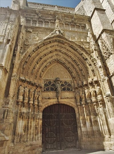 Puerta principal de la Catedral de Palencia