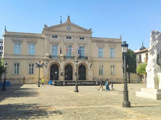 plaza mayor, Palencia