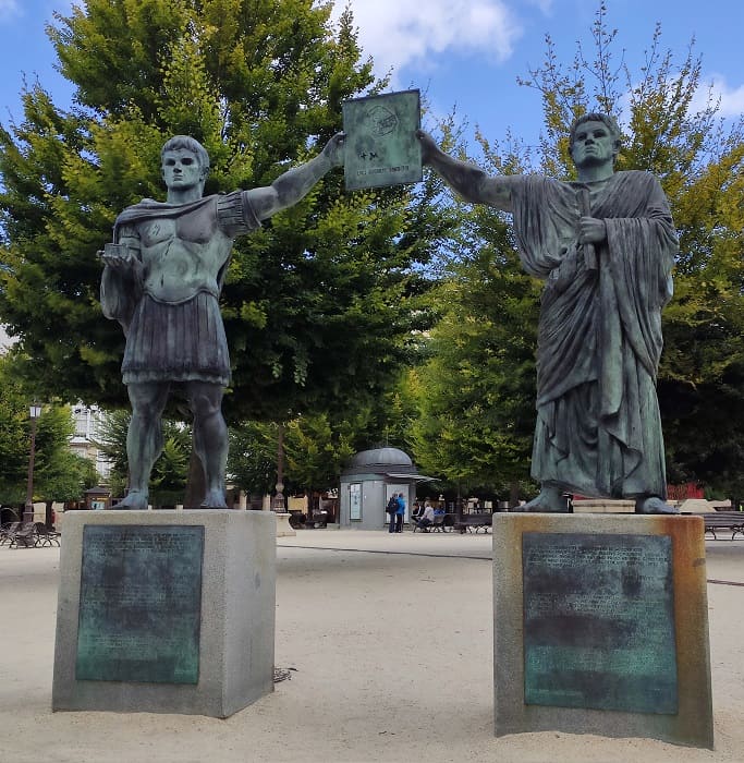 estatuas romanas, lugo