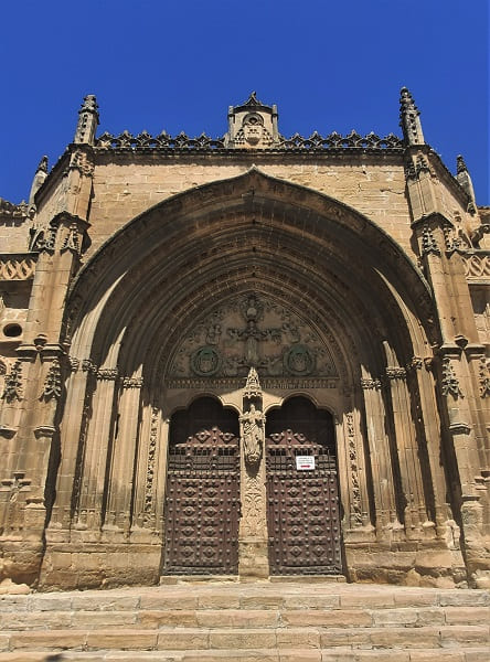 iglesia de san pablo, portada gotica, ubeda