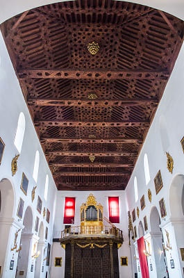 iglesia de san pablo, artesonado, granada