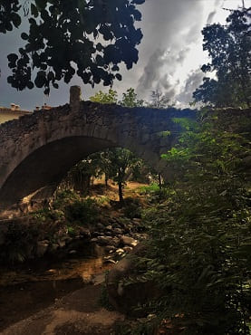 puente medieval, Hervas