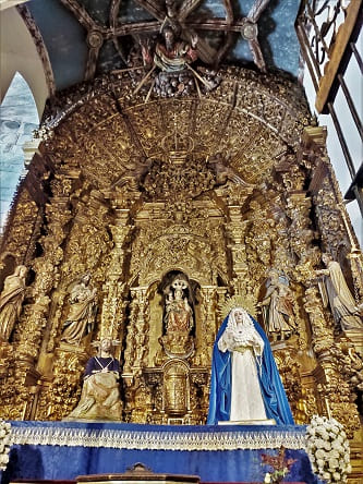 Iglesia de la Candelaria, retablo mayor, zafra