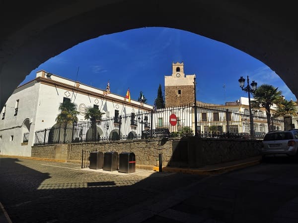 plaza mayor, barcarrota