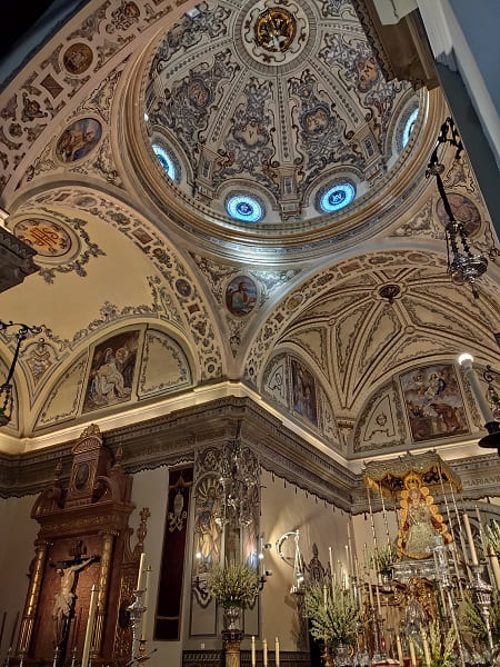 iglesia de la Asunción, interior, almonte