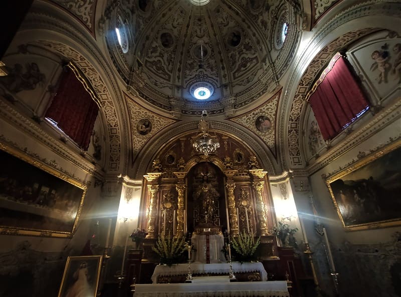 iglesia de la Asunción, interior, almonte