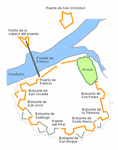 Mapa Badajoz