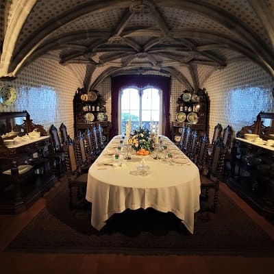 Palacio da Pena, sala comedor, Sintra