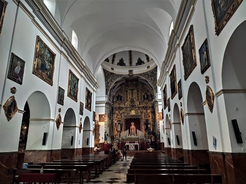 Iglesia santo Domingo, interior, Lucena