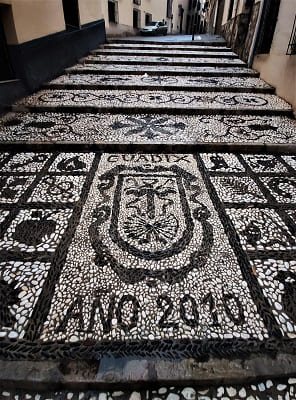 Calle al Hospital, detalle suelo, Guadix