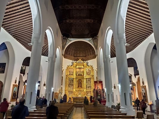 Iglesia de Santiago, interior, Guadix