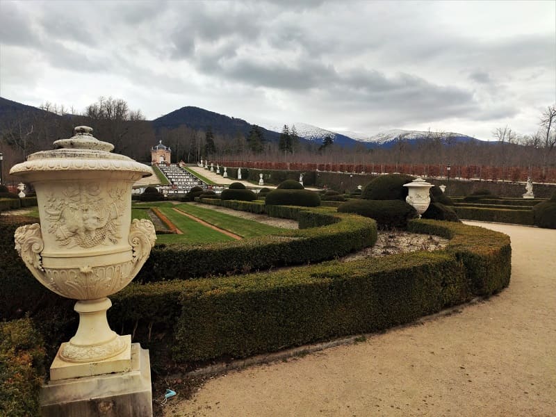 jardines del palacio de san Ildefonso