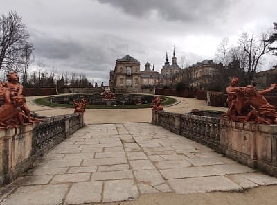 jardines del palacio de san Ildefonso