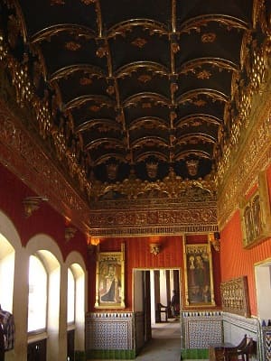 Alcazar de Segovia, artesonado, interior