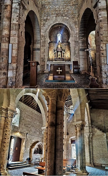 iglesia de Wamba, interior