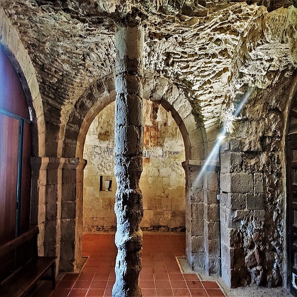 iglesia de Wamba, interior