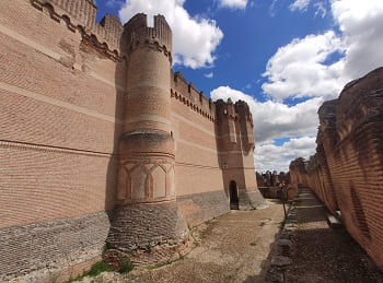 castillo de coca, muro