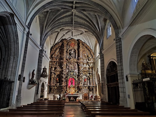 iglesia de san miguel, retablo, cuellar