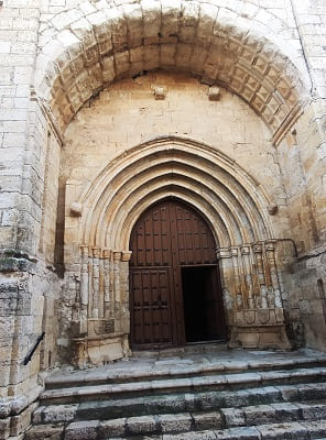 puerta de la iglesia de san juan, palenzuela