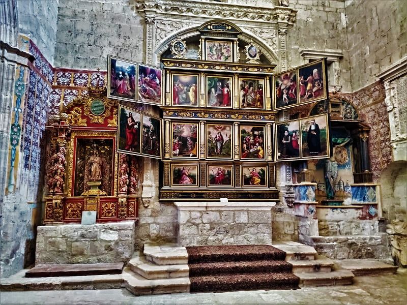 retablo gotico renacentista iglesia de san juan, palenzuela