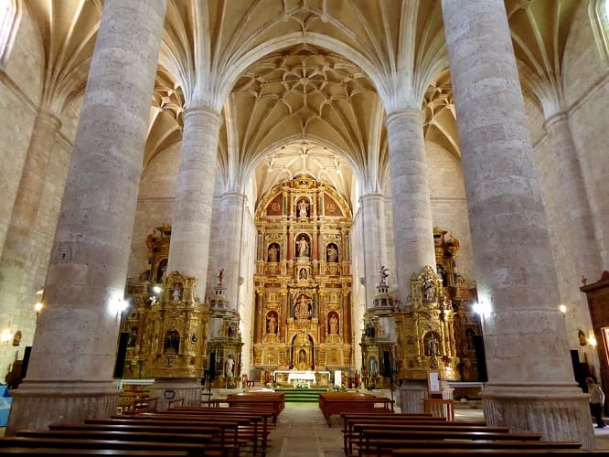 iglesia de la Asuncion, interior, villahoz