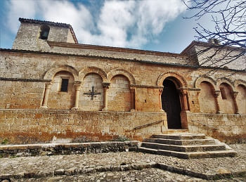 iglesia de san pedro, fachada, grado de pico