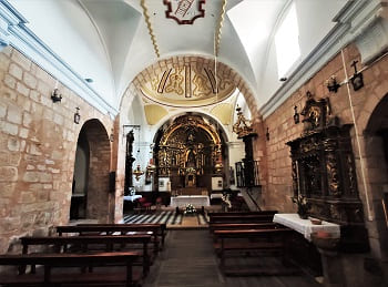 iglesia de san pedro, interior, grado de pico