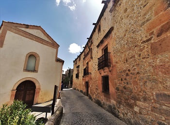 iglesia de san pedro, fachada, grado de pico