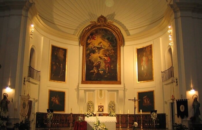iglesia san Juan Bautista, consuegra, interior