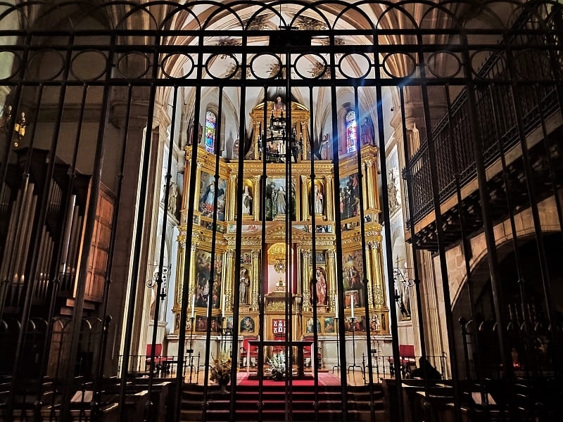 iglesia de santo domingo, retablo, soria