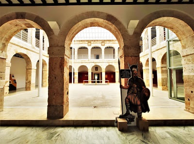 hospital de san agustin, patio, Burgo de Osma