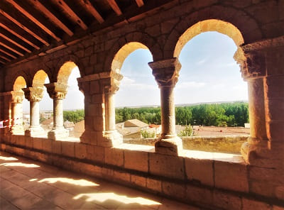 iglesia nuestra señora del rivero, detalle capiteles, San Esteban de Gormaz