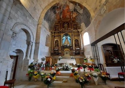 iglesia nuestra señora del rivero, interior, San Esteban de Gormaz