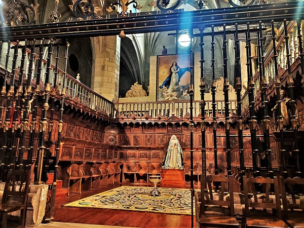 iglesia de san andres, coro, calahorra