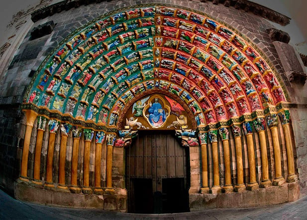 catedral de tudela, puerta del juicio original