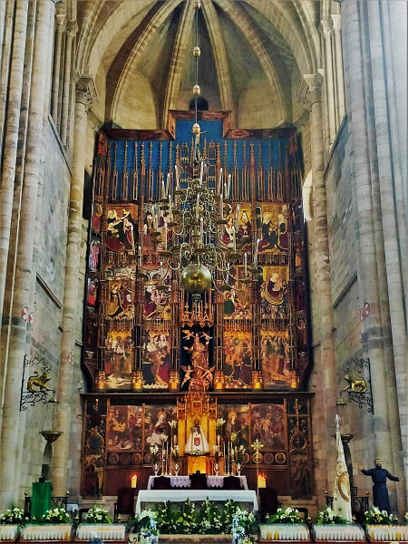 catedral de tudela, altar mayor
