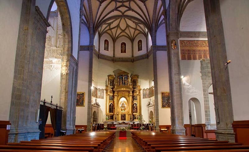 iglesia de los Milagros, interior, Agreda