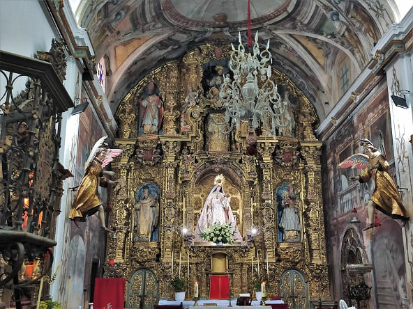 convento de la merced, retablo mayor, arcos de la frontera