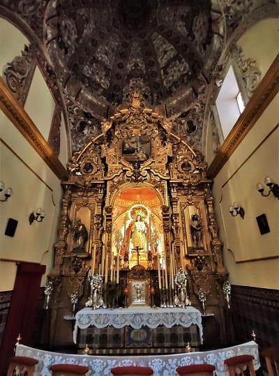 iglesia de Santo Domingo, capilla, Bornos