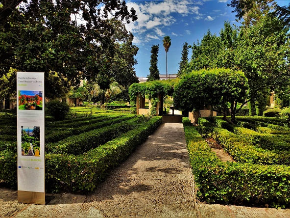 jardines del palacio condes de Fontanar, Bornos