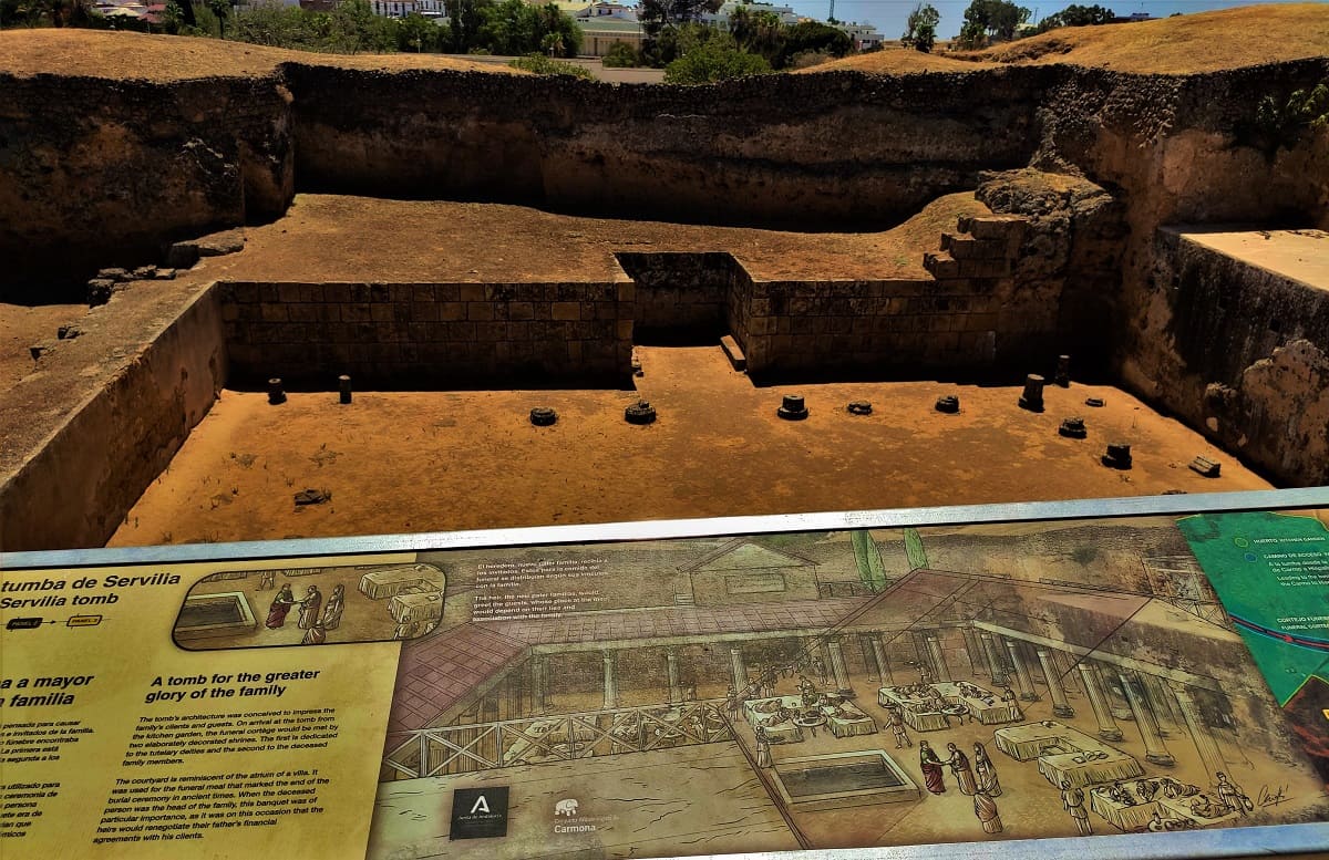 Tumba de Servilia, Necropolis de Carmona