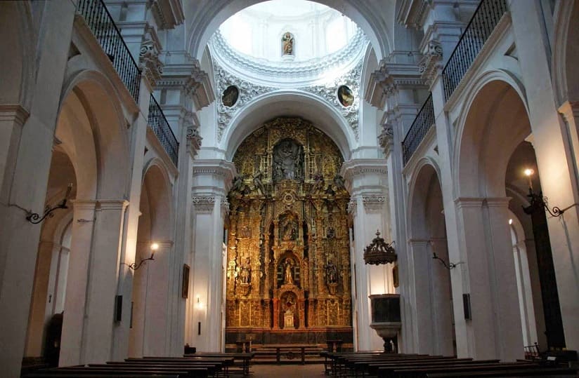 iglesia Divino Salvador, interior, Carmona