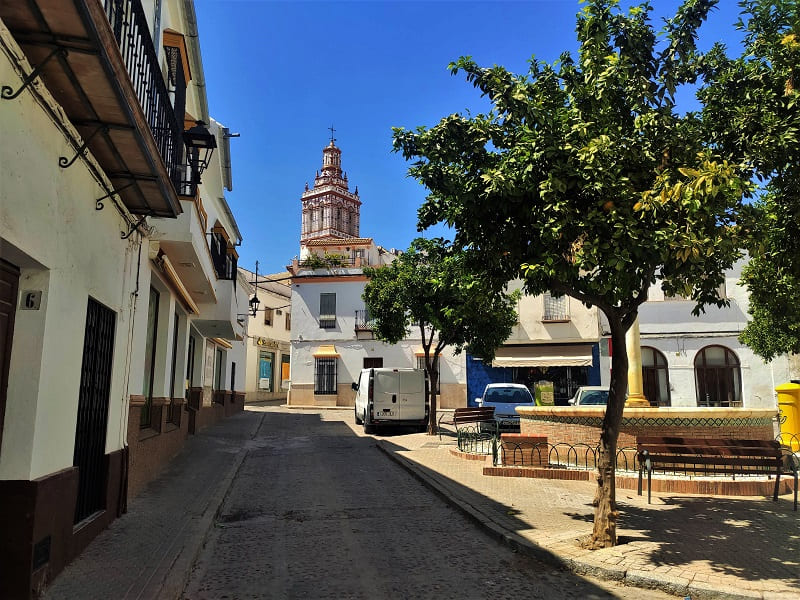 plaza mayor, Fuentes de Andalucia