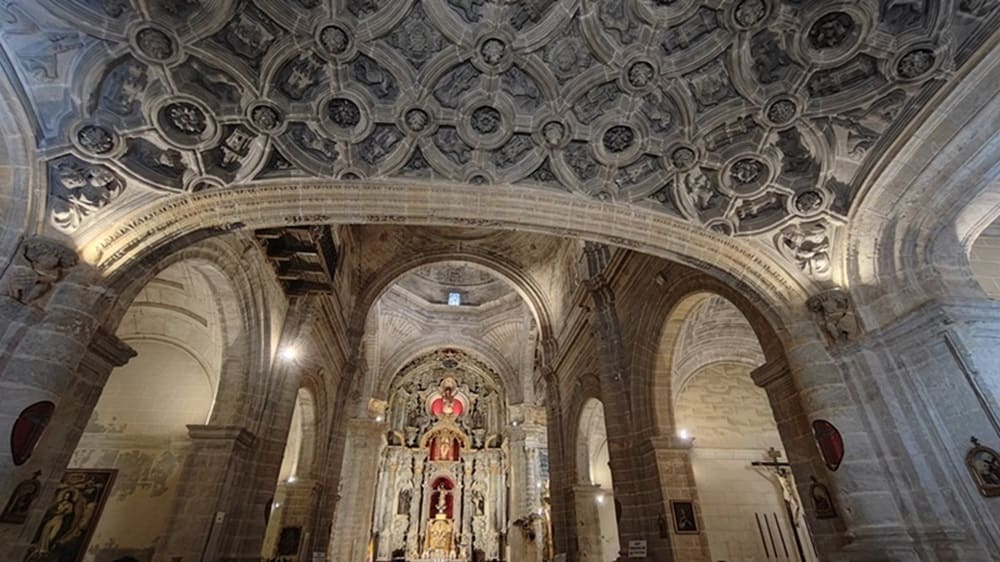 iglesia de Santo Domingo, techo, san lucar barrameda