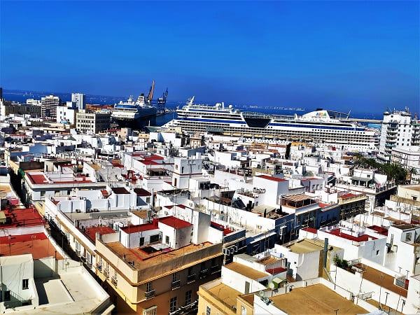 vistas catedral, Cadiz