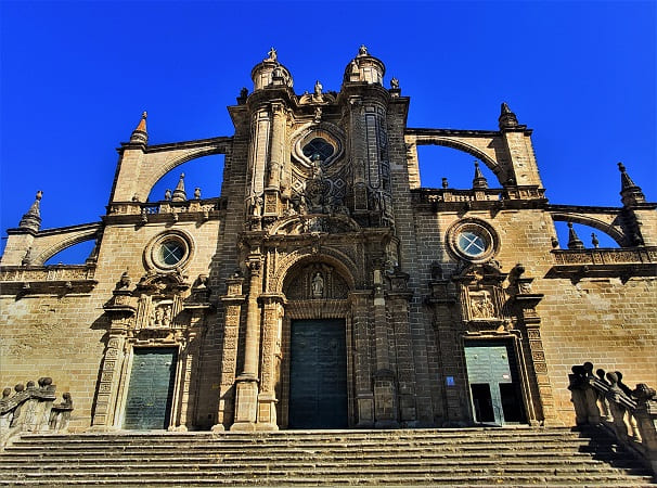 catedral, fachada, jerez de la frontera